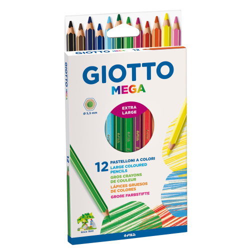 CF12 PASTELLI GIOTTO MEGA
